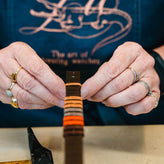 Leuven Flat Handmade Horse Leather Watch Strap - Beige