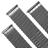 Merriott Quick-Release Milanese Mesh Stainless Steel Watch Strap - Polished