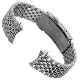 NTH Stainless Steel Beads of Rice Bracelet with 20mm Solid End Pieces