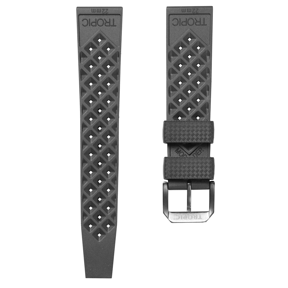 Original TROPIC® Dive Watch Strap - Anthracite | WatchGecko