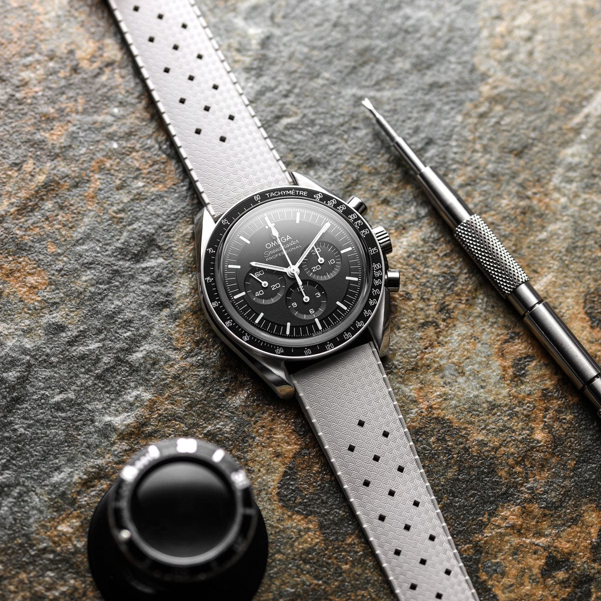 Original TROPIC® Dive Watch Strap Grey WatchGecko