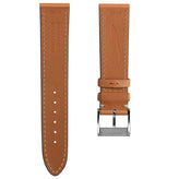 Ostend Baranil Flat Leather Watch Strap - Gold