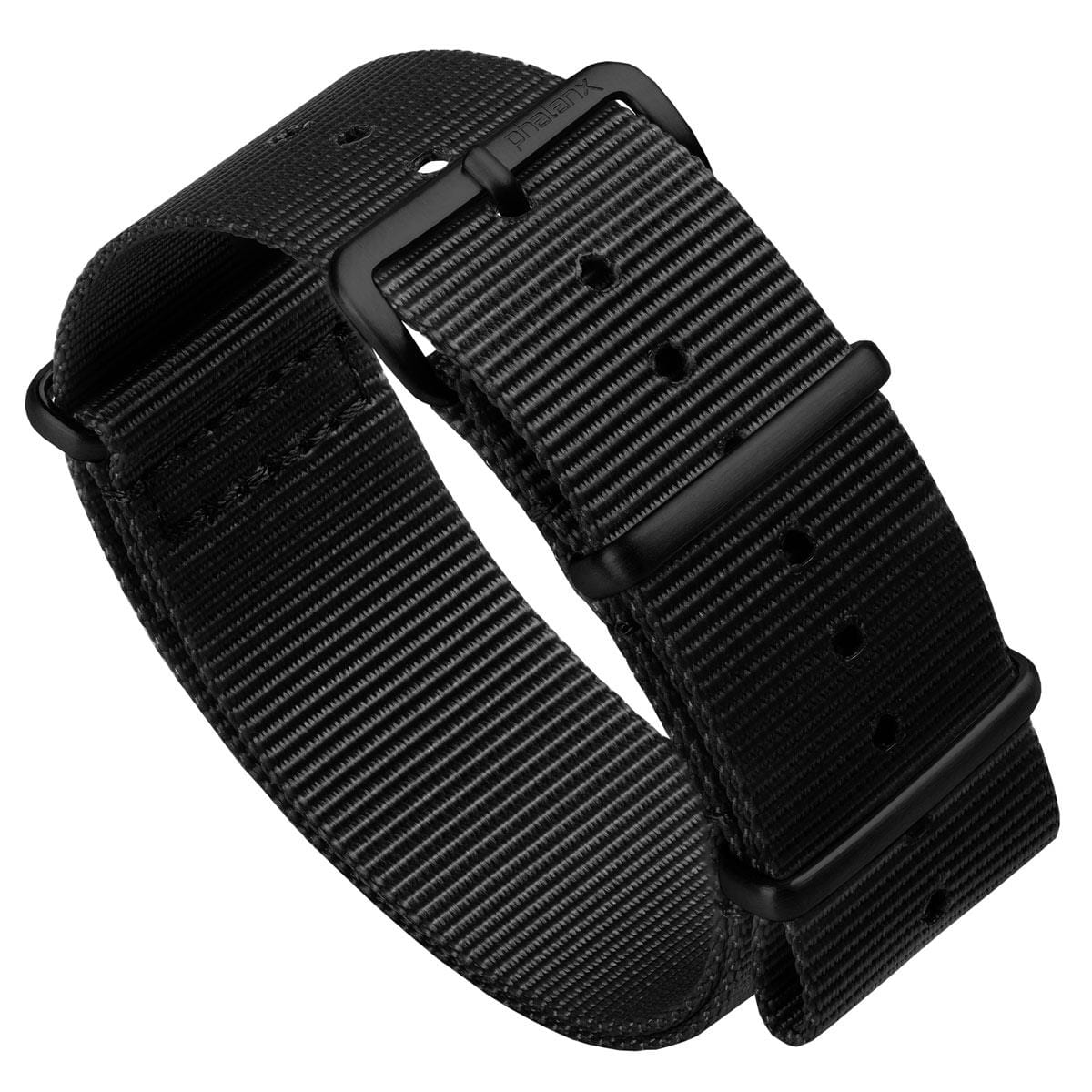 PHALANX Military Nylon Watch Strap - Black - IP Black