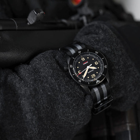 PHALANX Military Nylon Watch Strap - Bond - IP Black