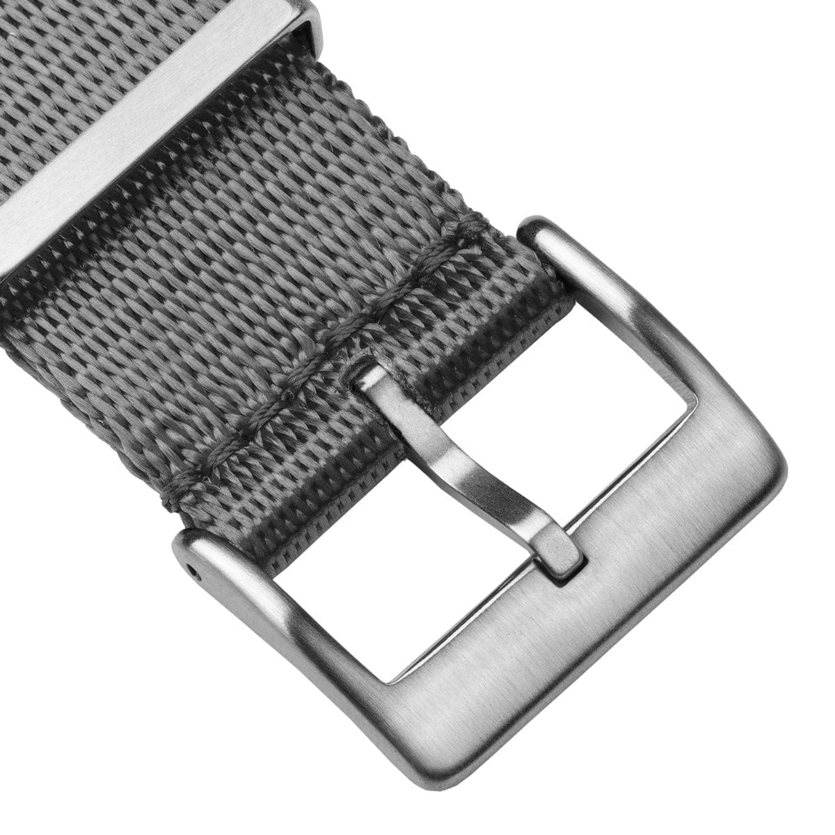 Premium Seat Belt Military Nylon Watch Strap - Grey