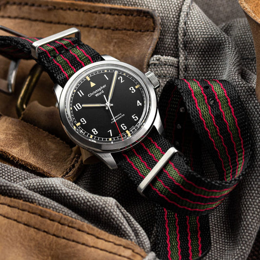 Premium Seat Belt Military Nylon Watch Strap - Vintage Bond