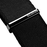 ZULUDIVER 1973 British Military Watch Strap: ARMOURED RECON - Military Black, Polished