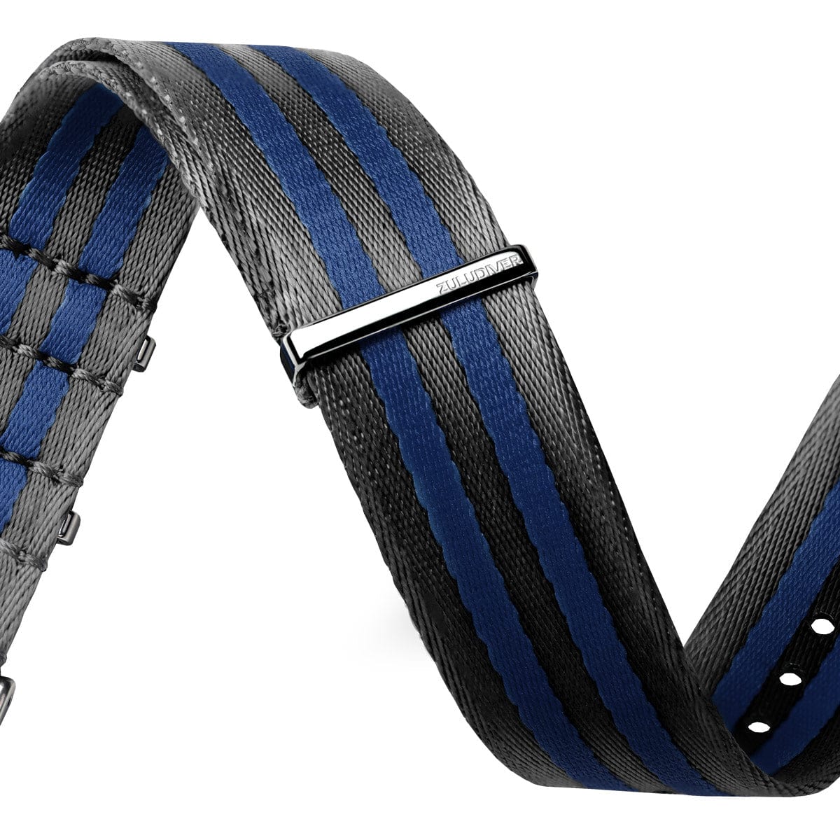 ZULUDIVER 1973 British Military Watch Strap: ARMOURED RECON - Navy Bond, Polished