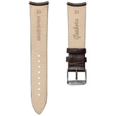 Selby Remborde Curved Ends Genuine Leather Watch Strap - Brown Crocodile