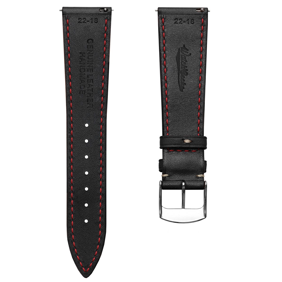 Stanton Badalassi Carlo Minerva Box Leather Padded Watch Strap
