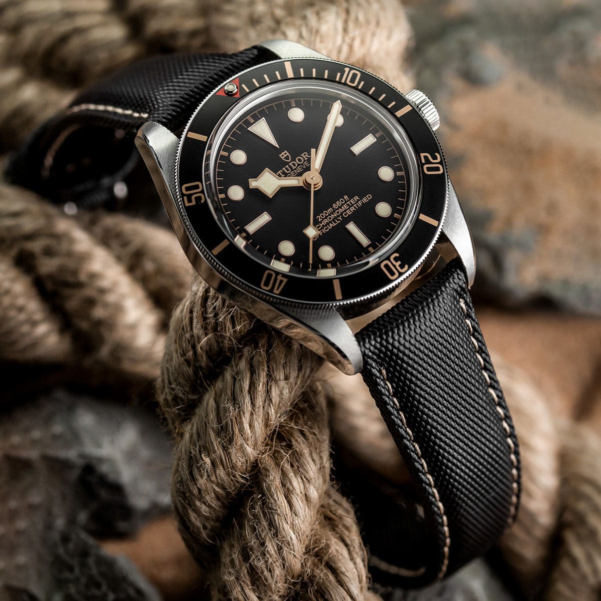 leather strap black