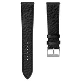 Textured Painswick Quick Release Genuine Leather Watch Strap - Black Wrinkle