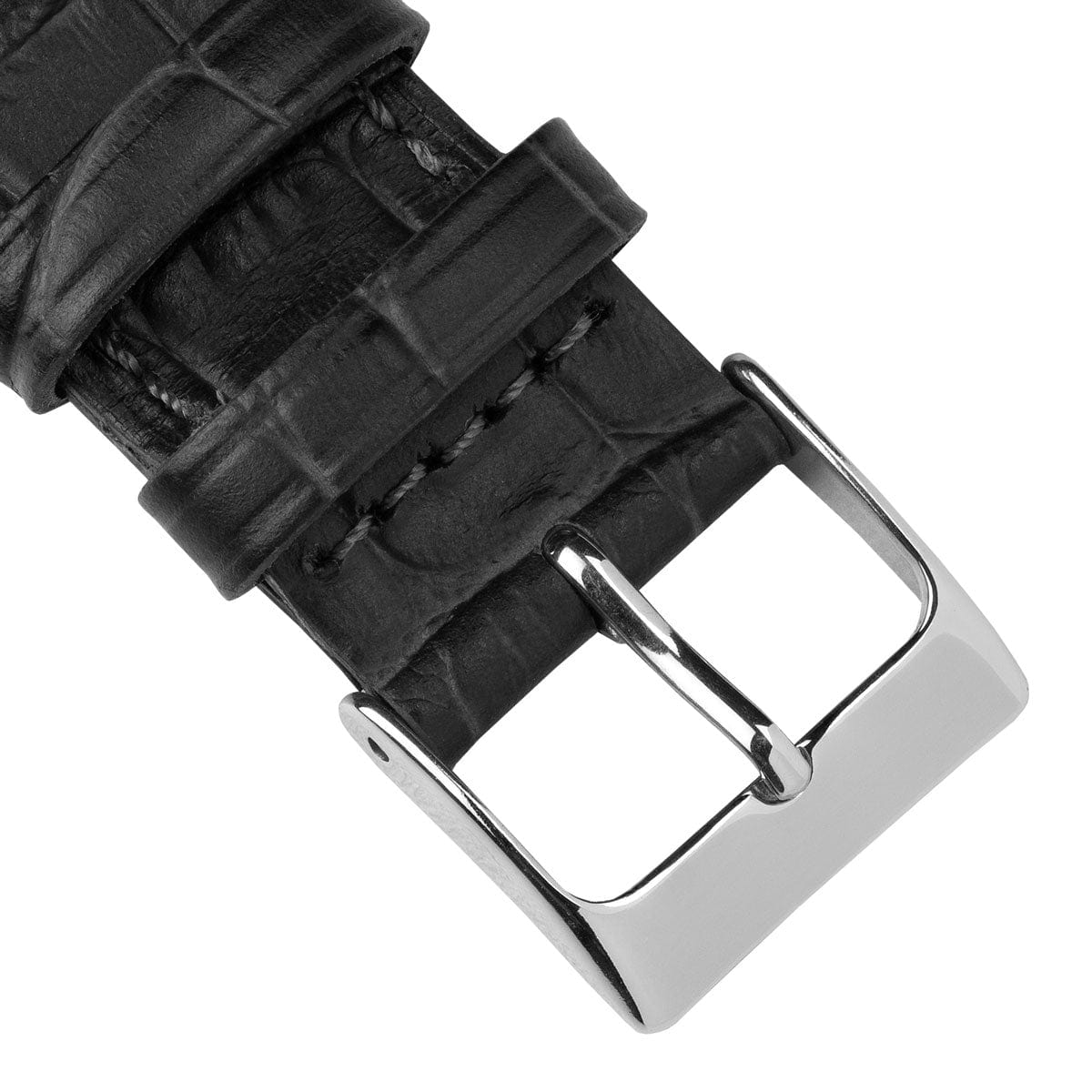 Textured Painswick Quick Release Genuine Leather Watch Strap - Grey Alligator