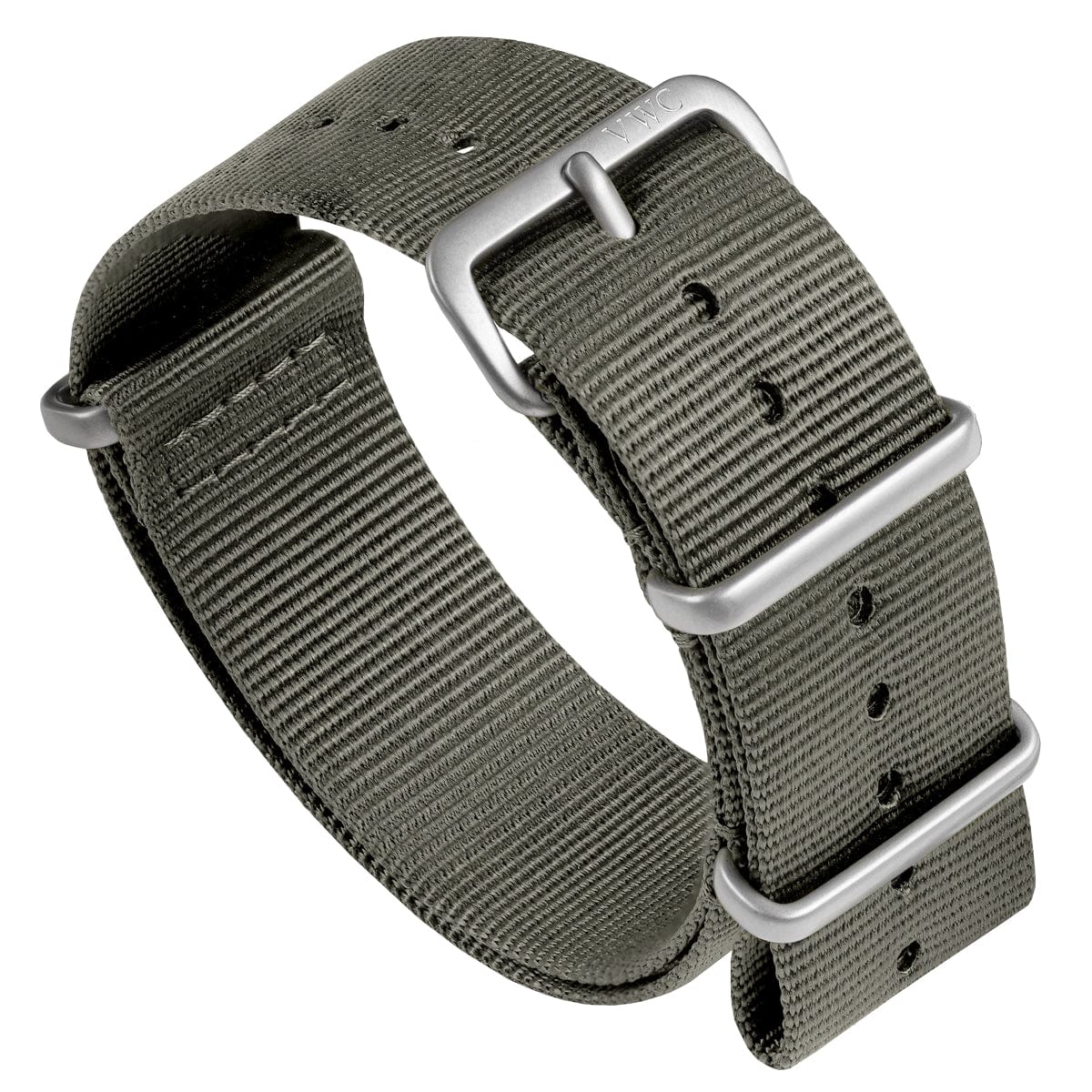 The Vintage Watch Company Military Watch Strap - Admiralty Grey