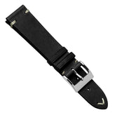 Vintage Cavallo Horse Leather Watch Strap - Black