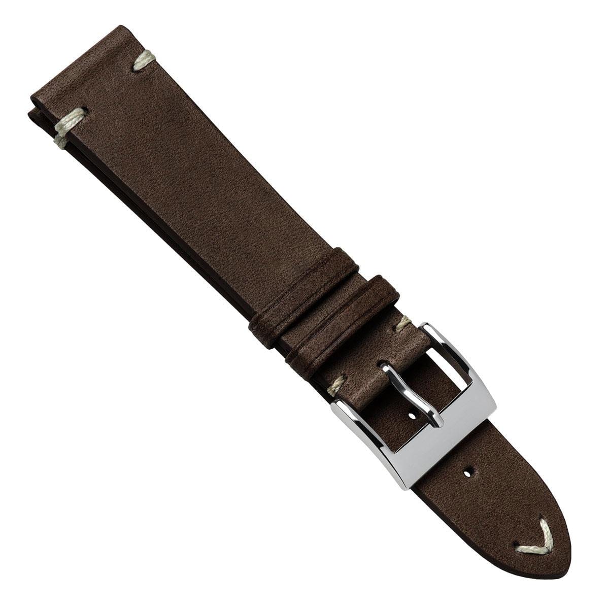 Vintage Cavallo Horse Leather Watch Strap - Cacao