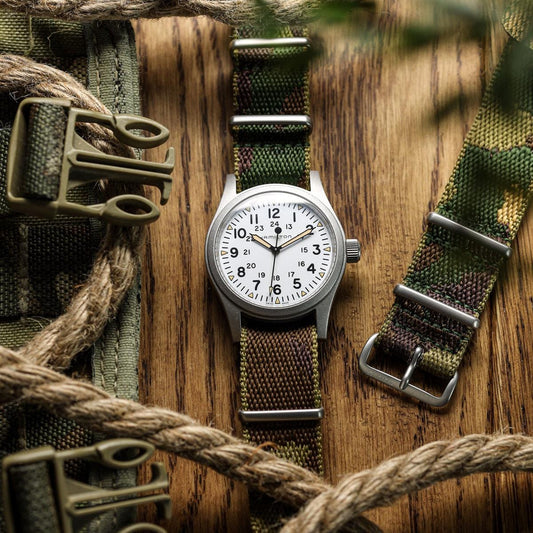 ZULUDIVER 1973 British Military Watch Strap: WARRIOR - Lympstone