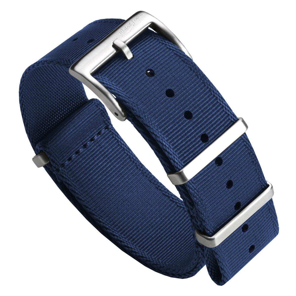 WatchGecko Signature Military Nylon Watch Strap - Blue