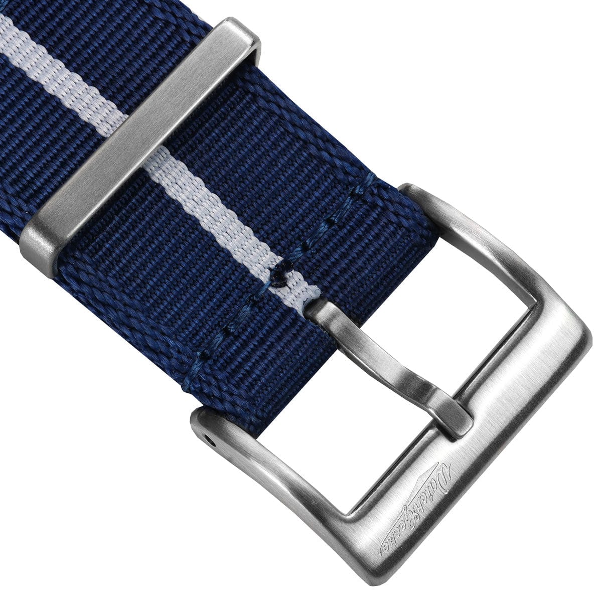 WatchGecko Signature NATO Strap - Blue & White