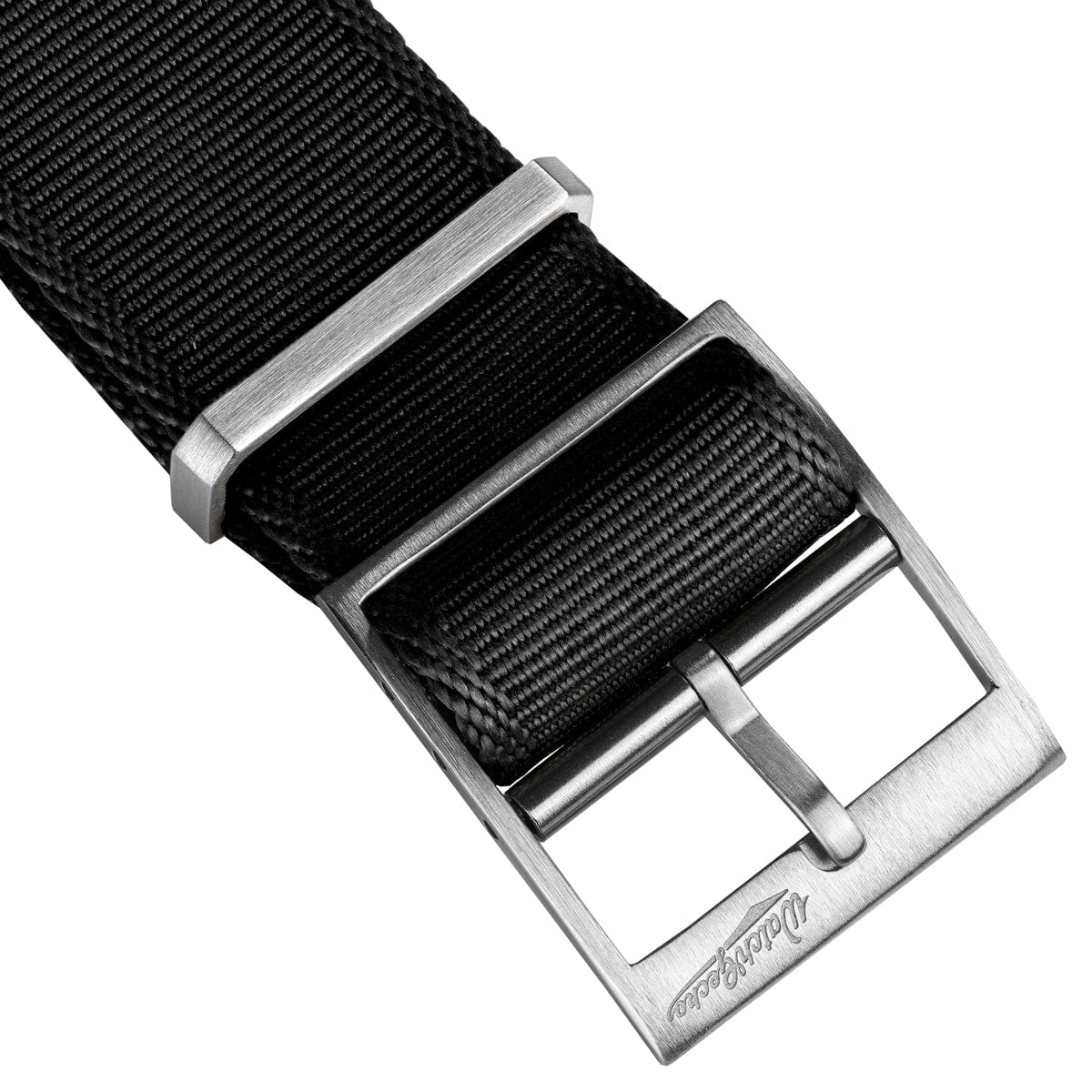 WatchGecko Signature Single Pass NATO Strap - Black