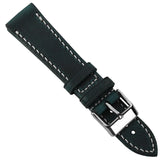 WatchGecko Hatherley Handmade Leather Watch Strap - Ortensia Blue