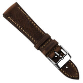 WatchGecko Hatherley Handmade Leather Watch Strap - Tabacco Brown