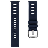 ZULUDIVER 1960s Swiss Style Divers Quick Release Watch Strap - Blue - Brushed Buckle