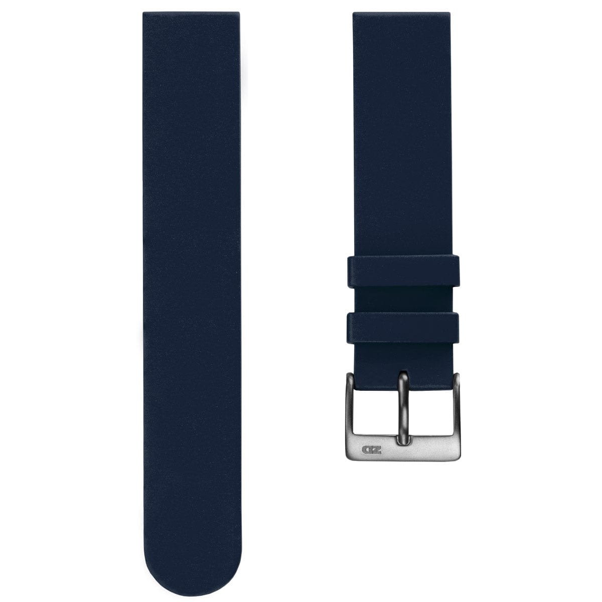ZULUDIVER 270 Italian Rubber Watch Strap - Blue