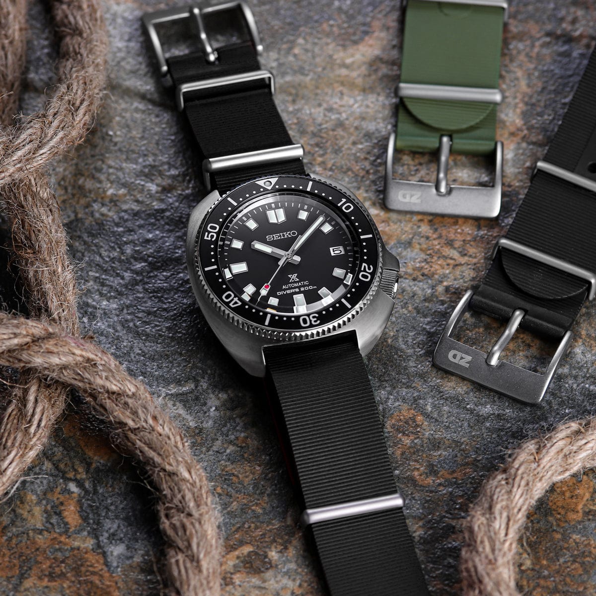 Leather Strap Nato Strap For Diving 1973 British Military Watch