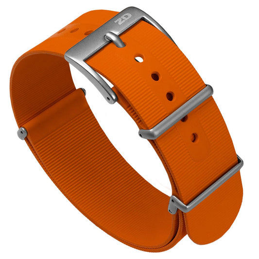 1973 British Military Watch Strap: 328 MARINE - Tactical - Orange