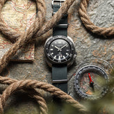 ZULUDIVER 1973 British Military Watch Strap: CADET - Admiralty Grey - Satin