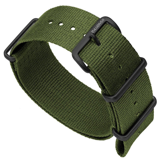 ZULUDIVER 141 Nylon NATO Watch Band - Army Green