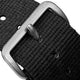 ZULUDIVER 1973 British Military Watch Strap: CADET - Combat Black - Satin