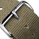ZULUDIVER British Military Watch Strap: CADET - Desert Sand - Polished