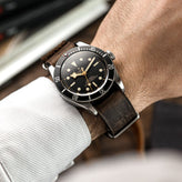 ZULUDIVER British Military Watch Strap: OXFORD - Chocolate Brown
