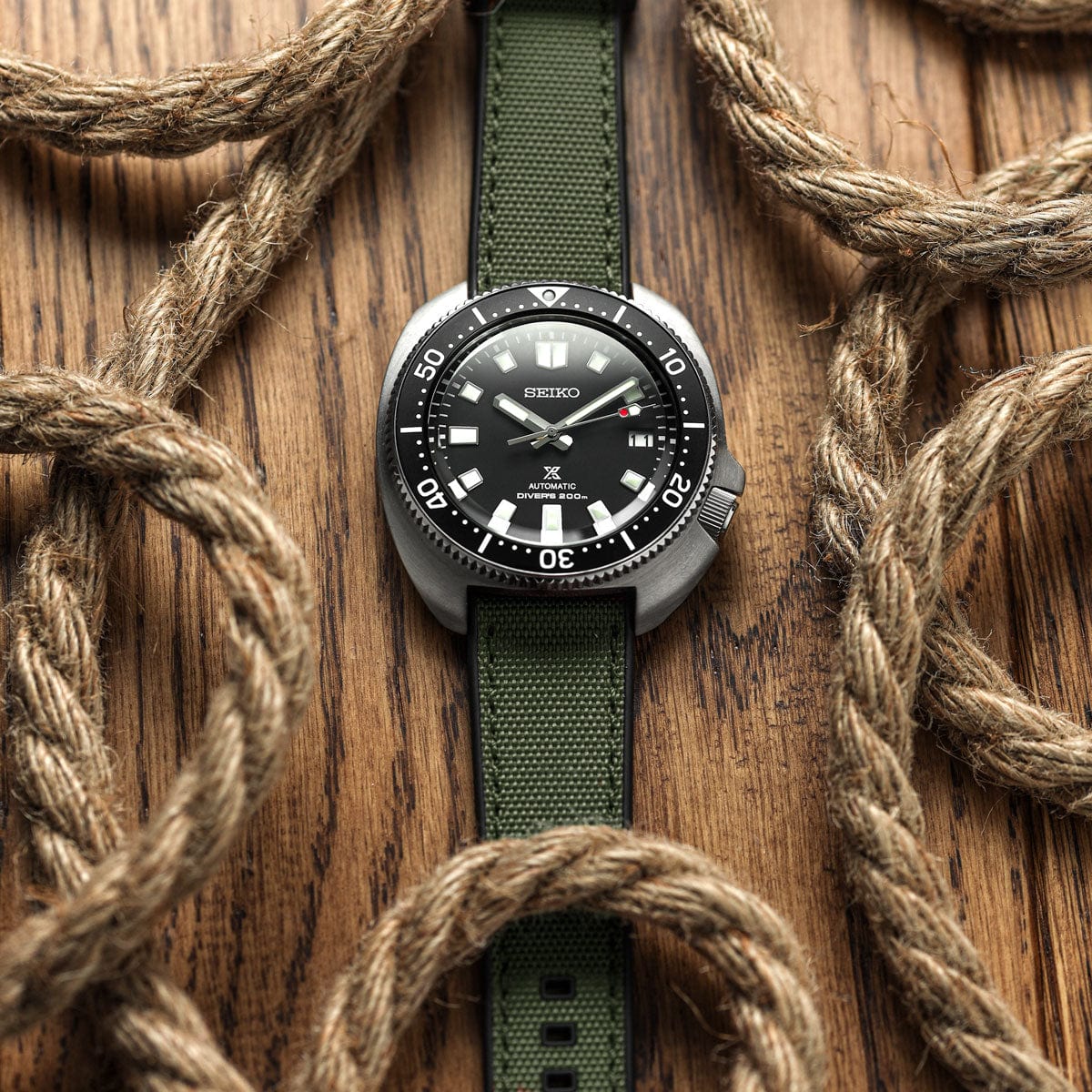 ZULUDIVER Endurance Extreme Rubber Watch Strap - Terra Nova