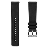 ZULUDIVER Endurance Rubber Watch Strap Brushed Buckle - Marianas Black
