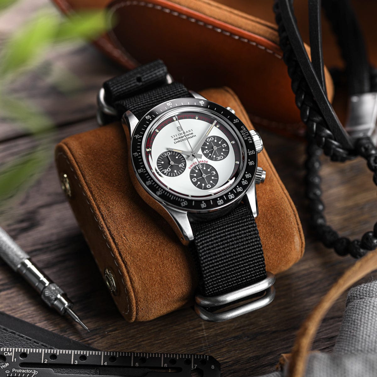 ZULUDIVER 1973 British Military Watch Strap: ZULU - Admiralty Grey