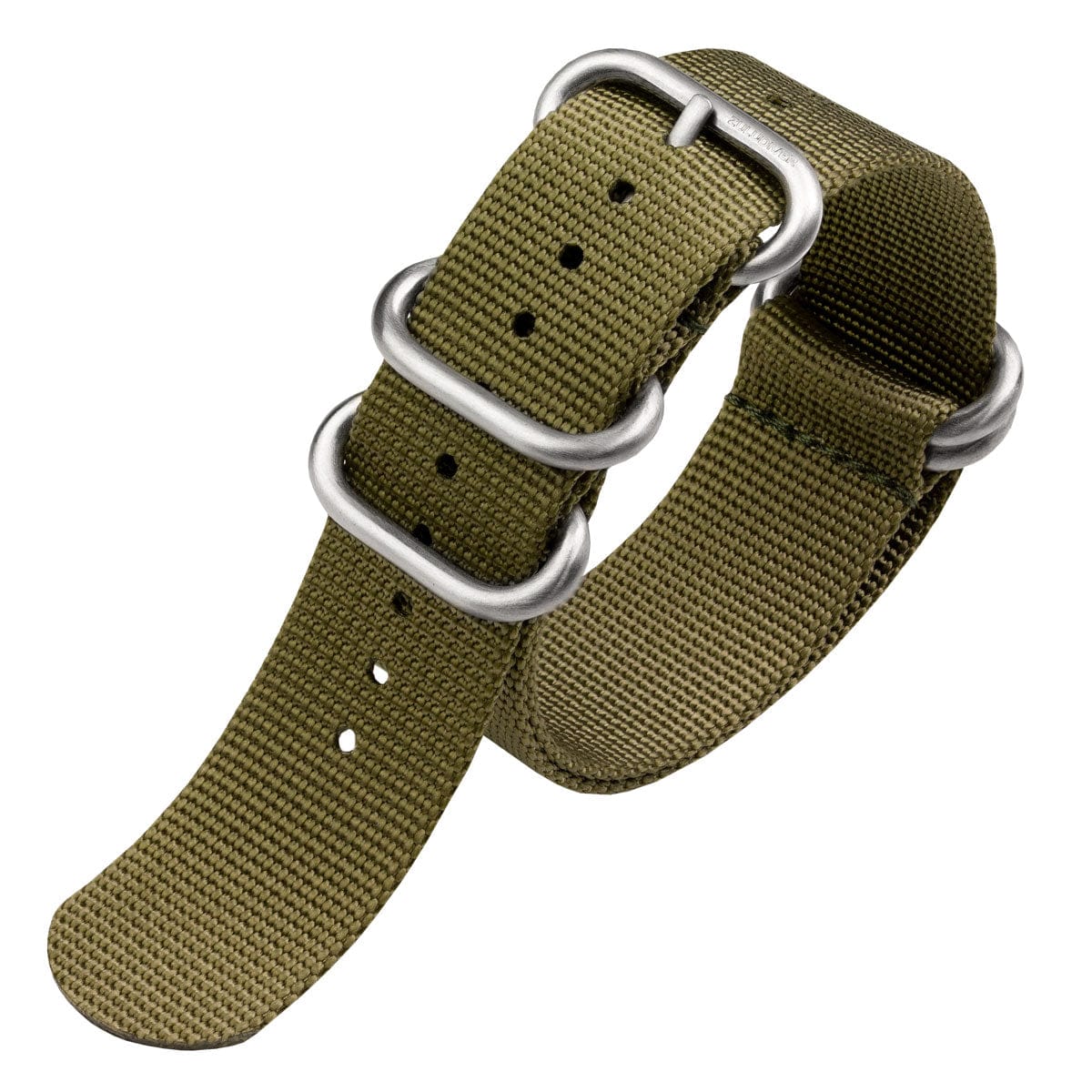 ZULUDIVER 1973 British Military Watch Strap: ZULU - Olive Green