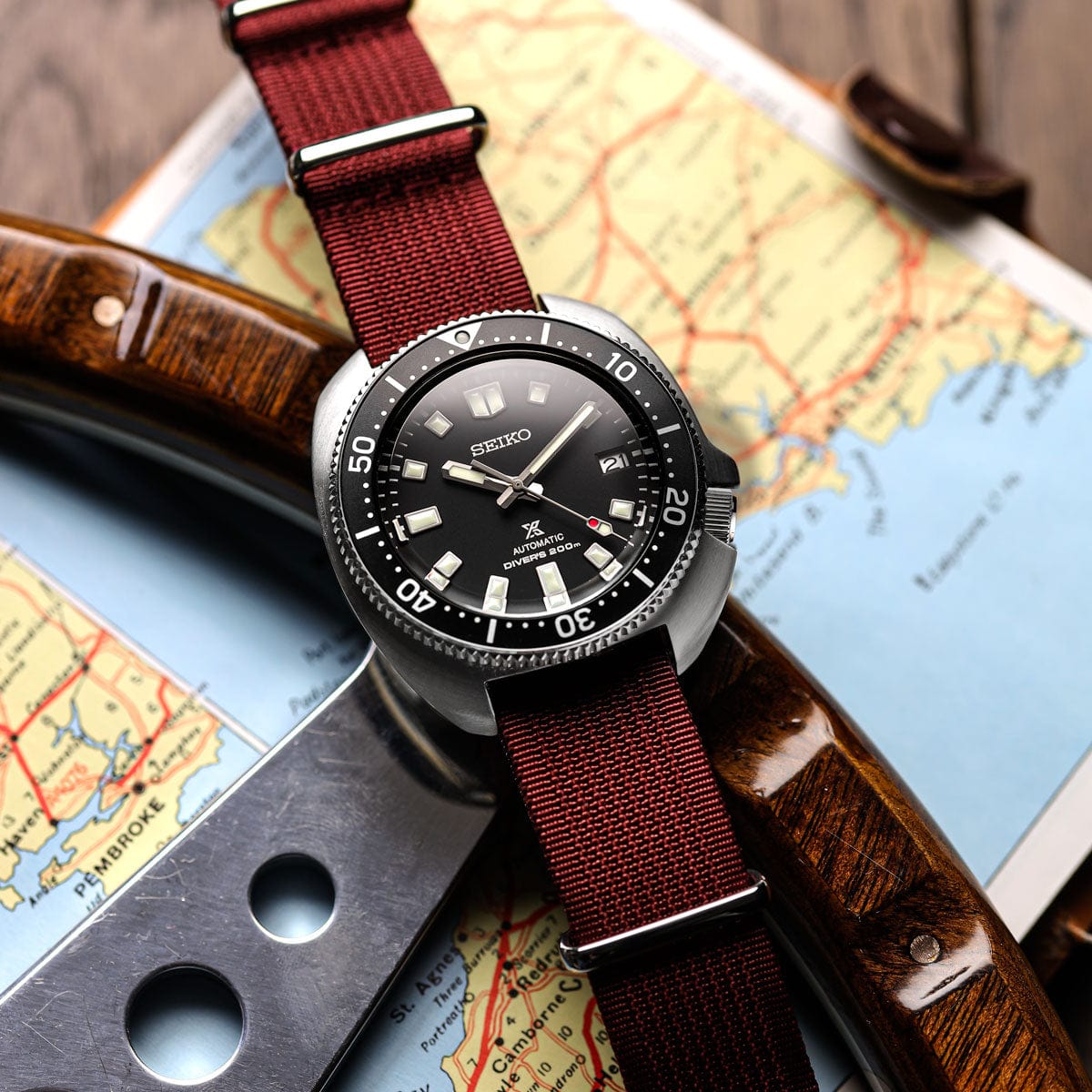 ZULUDIVER 1973 British Military Watch Strap HydraRib Sparta