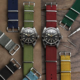 ZULUDIVER 1973 British Military Watch Strap: HydraRib - Sparta