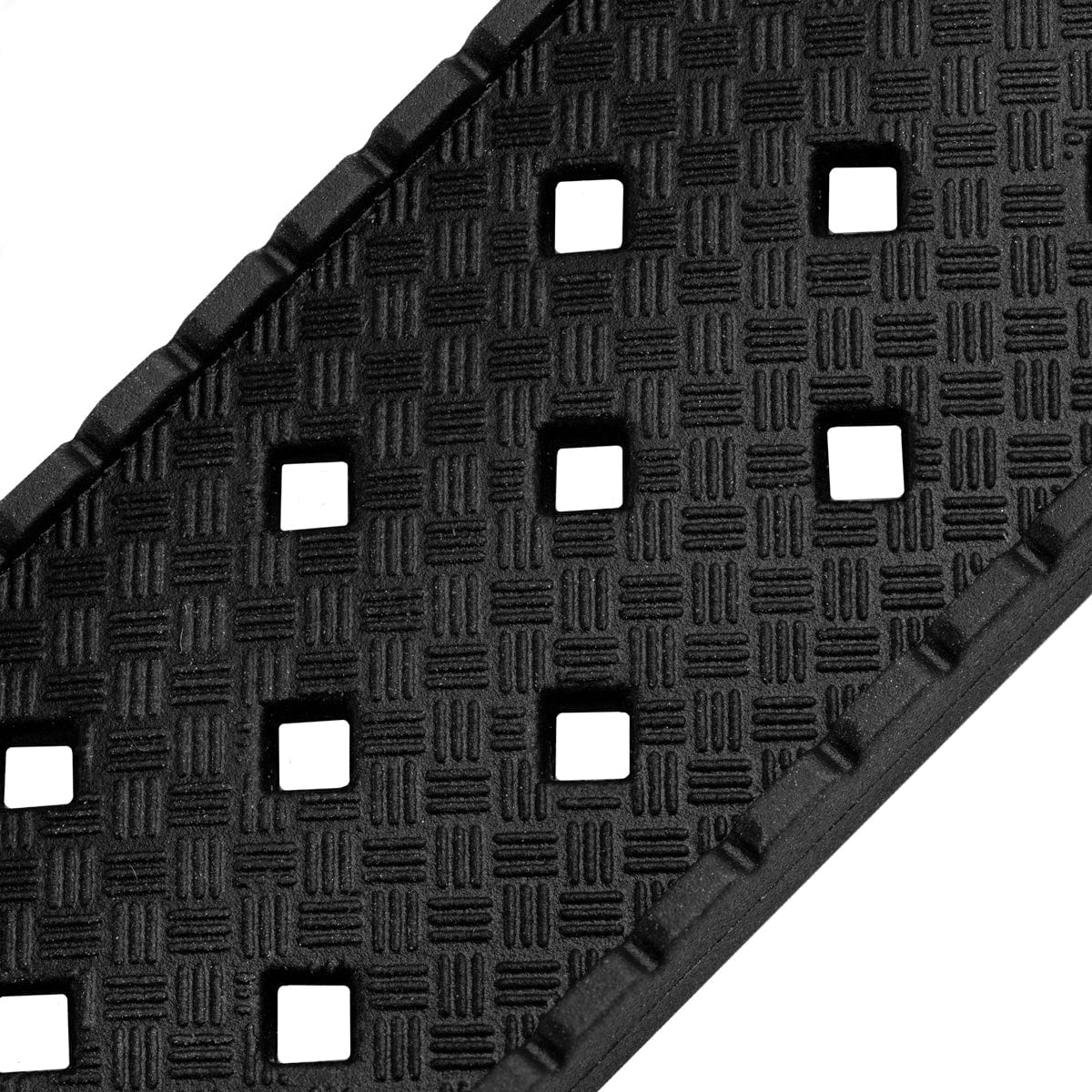 ZULUDIVER Modern Tropical Style Rubber Watch Strap - Black