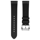 ZULUDIVER Padded Tropical Rubber Watch Strap (MkII) - Black