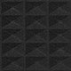 Seacroft Waffle Rubber Dive Watch Strap - Black