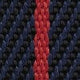 ZULUDIVER Seasalter Two-Piece Military Nylon Watch Strap - Black, Blue, & Red