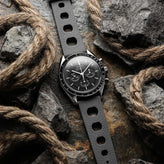 ZULUDIVER Tropical Regis Rubber Watch Strap - Grey