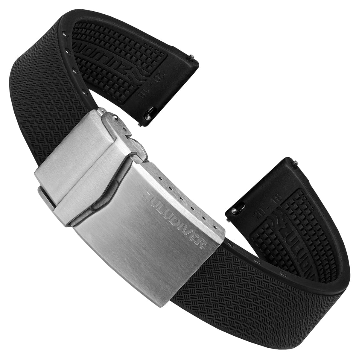 ZULUDIVER TSUNAMI Rubber Deployant Watch Strap