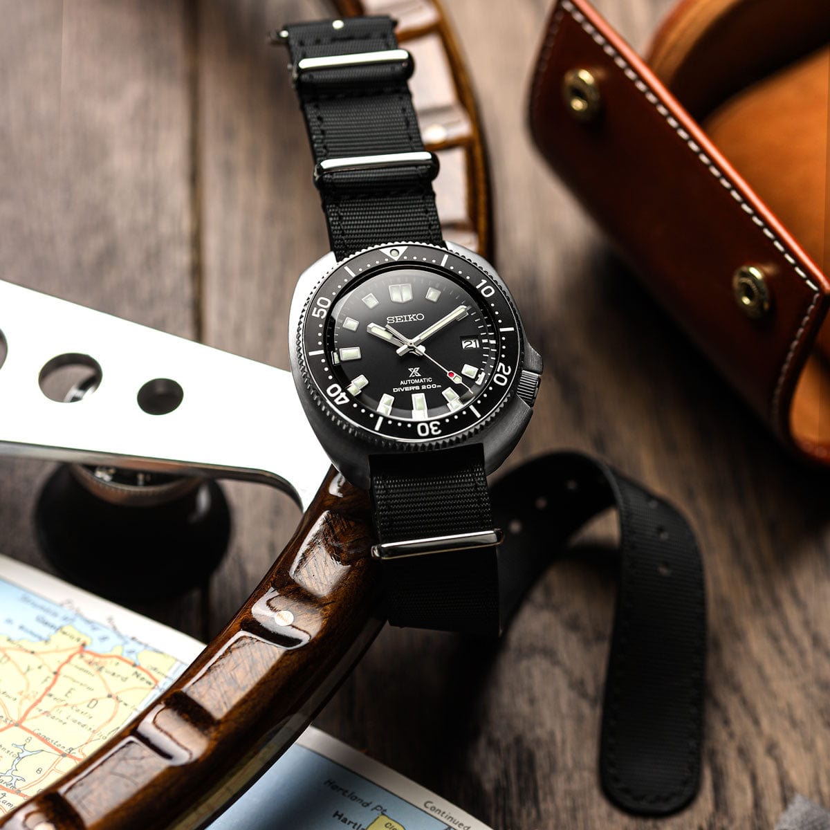 ZULUDIVER 1973 British Military Watch Strap TYPHOON Sailcloth Polis