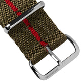 ZULUDIVER 1973 British Military Watch Strap: INFANTRY - Cougar