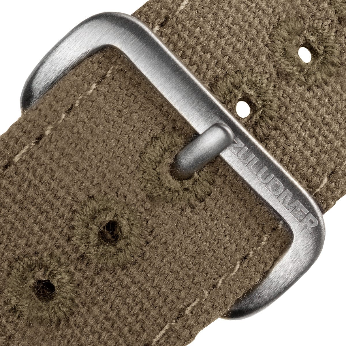 ZULUDIVER Vintage Canvas Military Watch Strap - Desert Sand